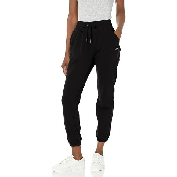 Champion Women's Medium Black Joggers Elastic Waist Sweatpants‎ with Pockets - Picture 1 of 5